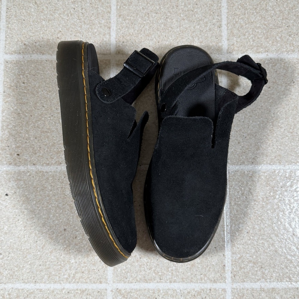 Dr. Martens Carlson Suede Casual Slingback Mules Unisex Size 9 Ladies/ 8 Men's